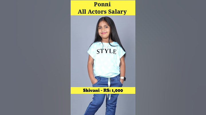 Ponni Serial Actors Per Day Salary | Sakthi | Ponni | Vijaya | Preeti | Victor | Usha | Jays #shorts
