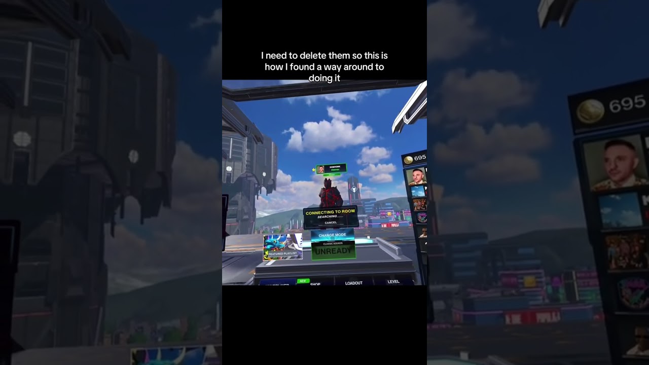 How to delete a map in population one sandbox 