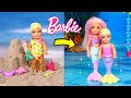 Barbie Baby Doll Turns Into a Little Mermaid