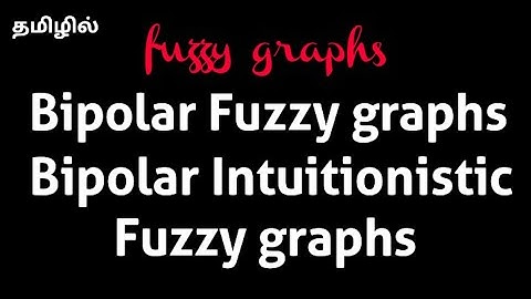 Bipolar fuzzy graphs || BIFG || @17matboy