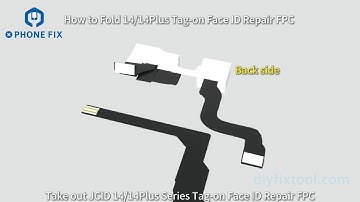 JCID 13-16PM Tag-on Face ID Repair FPC Folding/Installation Guide for iPhone 13/14/15/16 Pro Max