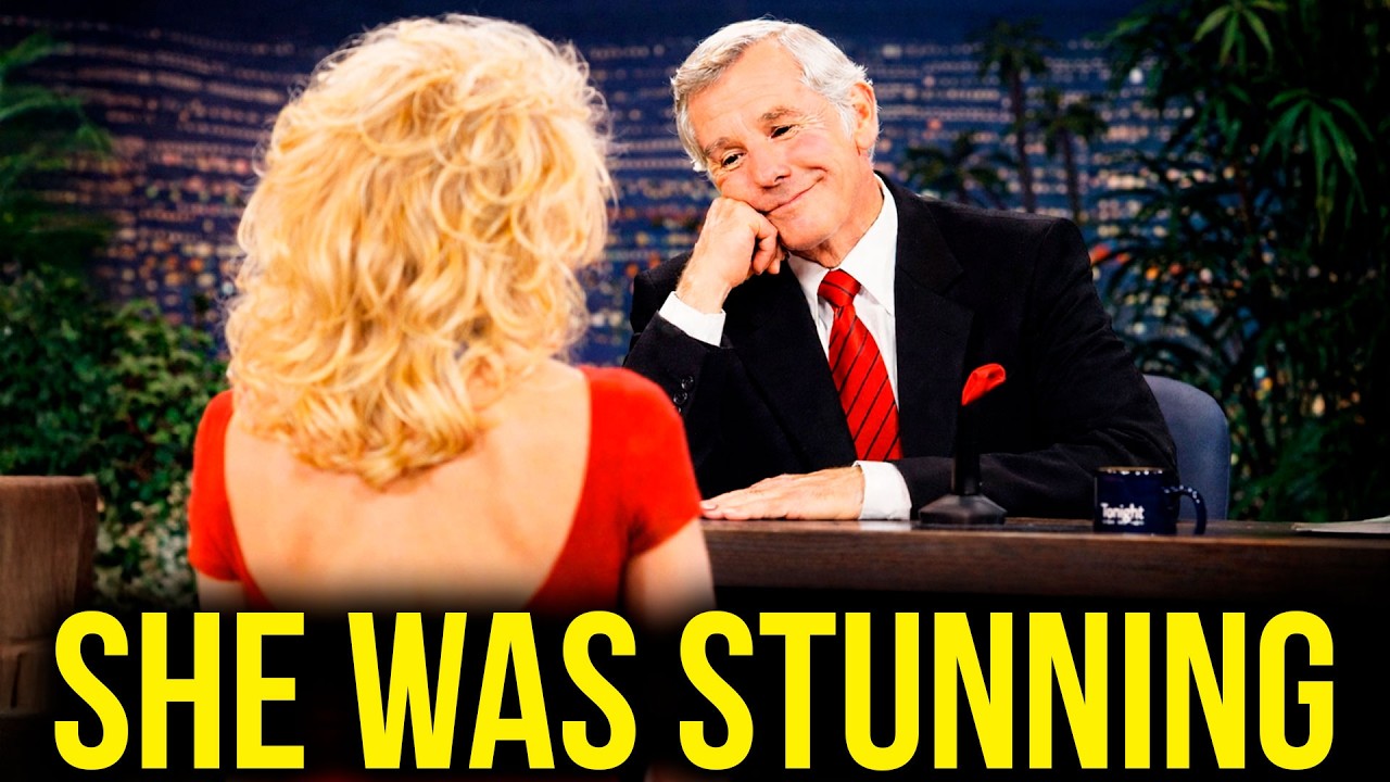 Johnny Carson Couldn't Take His Eyes Off Her