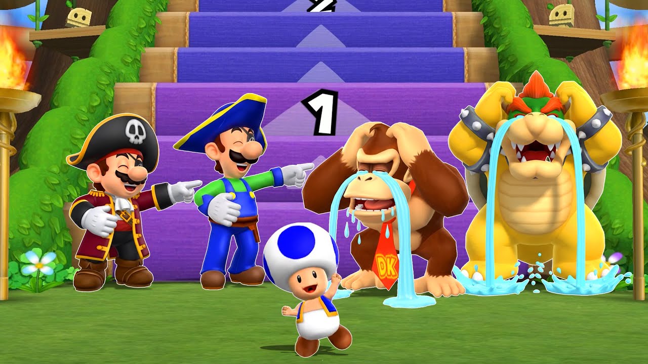 キノピオ隊長、スーパーマリオパーティ、ドンキーコング、スプラ2、マイクラ。 マリオパーティ10】究極のミニゲーム対決 ピーチVsデイジーVsキノピオ