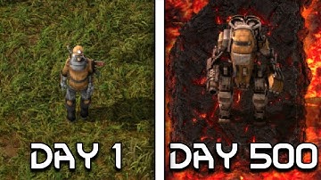 I Survived 500 Days in Factorio: Space Age