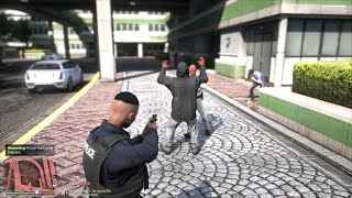 GTA 5 RP - POLICE FOOT CHASE by JordanCT 61 views 1 year ago 2 minutes, 20 seconds