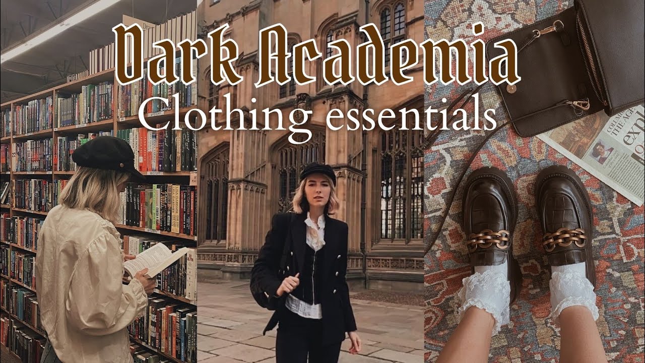 dark academia clothing essentials 🕰🕯📚 