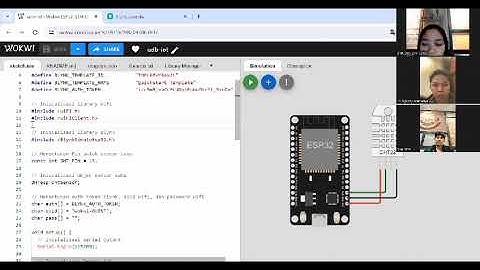 UAS IOT  dengan Tema ESP32  dan Sensor Suhu DHT22