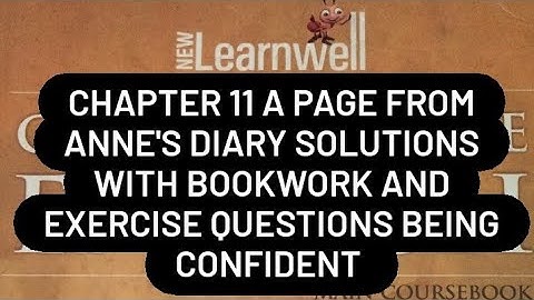 Chapter 11 A Page From Anne