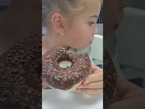 Chocolate doughnut 🍩 yummy 😋