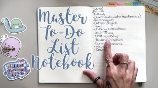 Master To-Do List Notebook