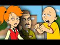 Caillou Gets A New MEAN Teacher Miss Martin Quits Ungrounded 