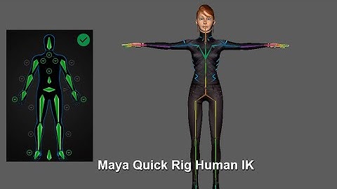 Maya Human IK QuickRig Tool