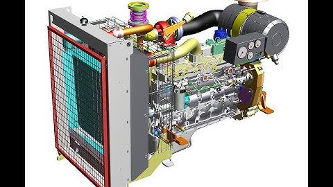 DIESEL ENGINE 247 kW with animation || Download free 3D models #100262