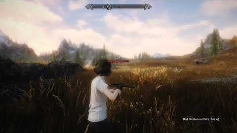 Skyrim SE - 3rd party Crossbow gameplay with True Directional Movement, 3PCO, and TK dodge. [Howto]