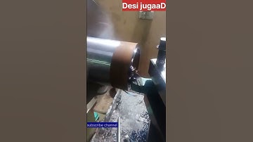 Lathe Matchine turning M.S pipe