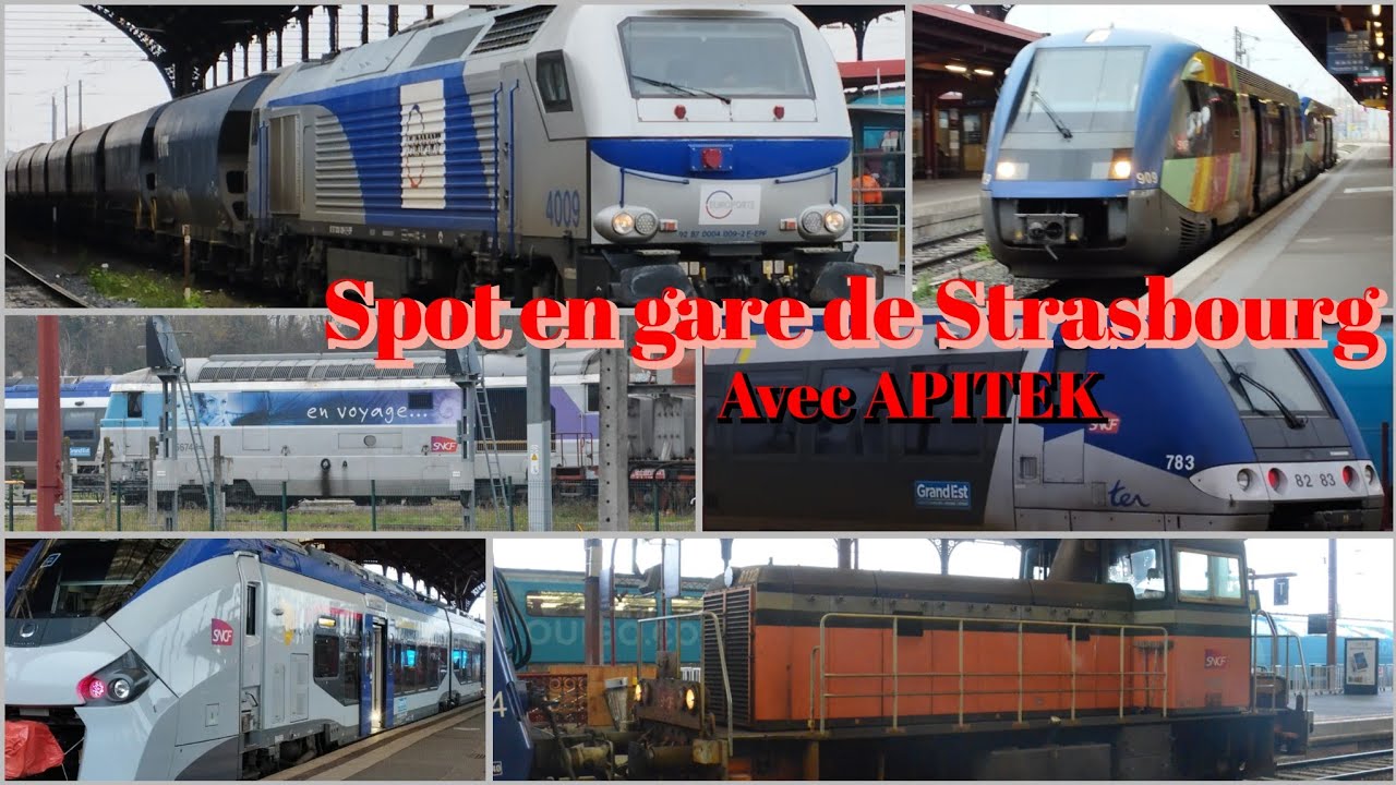 Spot en gare de Strasbourg (#3), avec @lestrainsdapitek