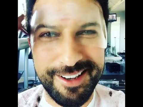 Tarkan sac kesimi ( konser oncesi)