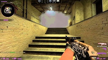 1v5 clutch in CSGO casual de_mirage