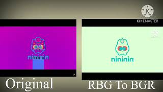 Ninimo Logo Effects (Sponsored by P2E) Confusion Comparison (Original Vs. RBG To BGR) Reverse