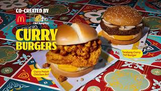 McDonalds x Old Chang Kee: Two curry burgers. One seriously epic collaboration.​