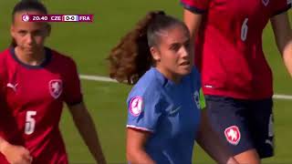 France vs Czech Republic 0-1 Highlights Women's Euro U19 2023