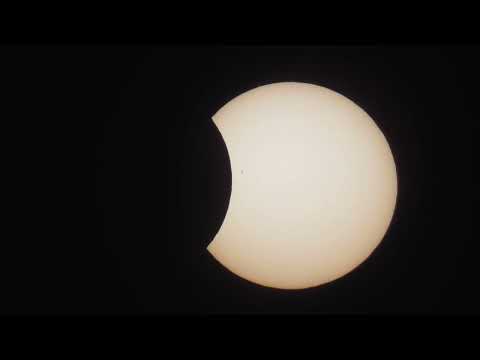Solar Eclipse after 1hour36 12 August 2026 Cambridge England UK 753pm vid31