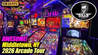 AWESOME! Rock Fantasy (Middletown NY), March 2026 arcade tour, new 4K full walkthrough
