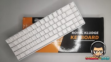 Royal Kludge RK855 (RK68) Mechanical Keyboard Unboxing and RGB Lights Demo | Unboxing With Dad