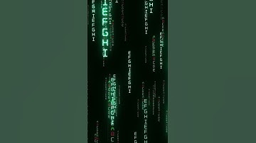 Matrix Binary Code Rain - Green Digital Background Loop