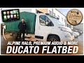 Ducato Upgraded With Alpine Halo 11 & "Premium Triple Audio Package"!