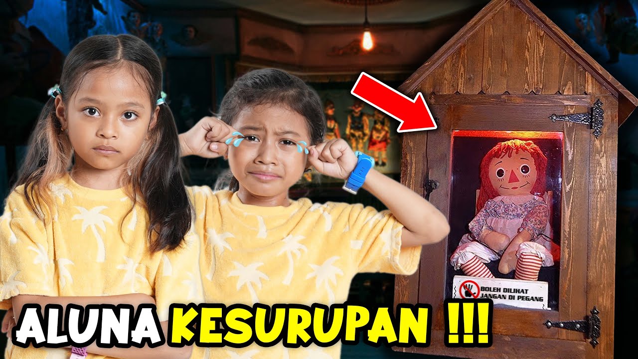 GAWAT ALUNA DAN AMANDA KETAKUTAN MASUK MUSEUM RUMAH HANTU TERSERAM DI JOGJA!! HAMPIR KESURUPAN!!