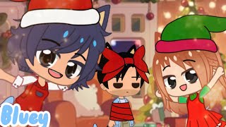 Bluey Christmas Short in Gacha Club / Fanmade \ Bluey Gacha skit / Anniema