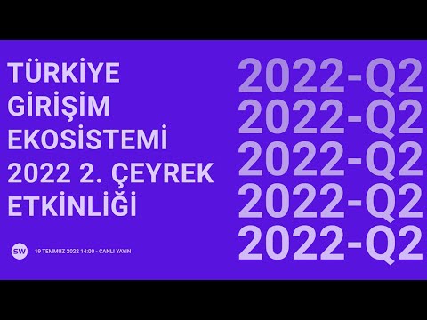 Türkiye Girişim Ekosistemi 2022 2. Çeyrek Etkinliği