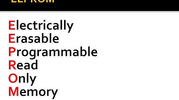 EEPROM -full form