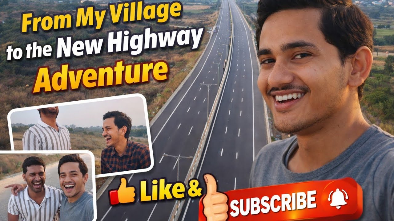 💪🏻Frome my village to the new highway adventure😲dailyvlog#motivation#viralsimplelife#highlights 