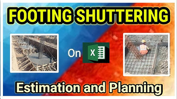 How to calculate the Quantity/Area of Shuttering for isolated sloped footing | Complete process 1