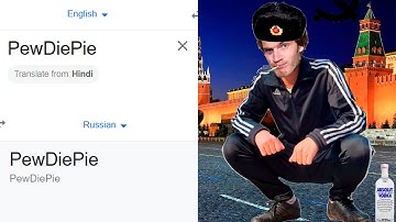 PewDiePie in different languages meme