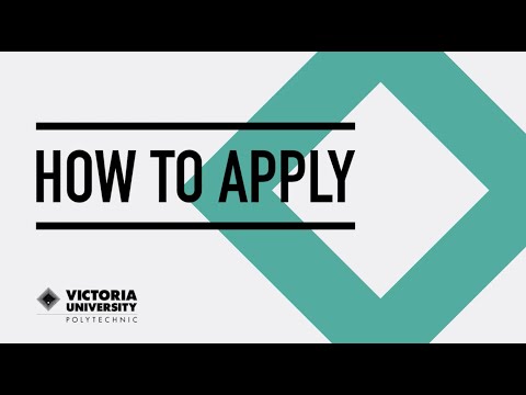 How to apply for a VU Polytechnic course