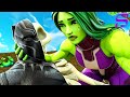 BLACK PANTHER DIES PROTECTING his GIRLFRIEND.... ( Fortnite Short)