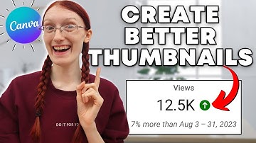 How to Create EYE-CATCHING YouTube Thumbnails that GET CLICKS! // Canva Thumbnail Tutorial