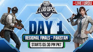 [Urdu] PMCO Pakistan Regional Finals Day 1 | Fall Split | PUBG MOBILE CLUB OPEN 2020