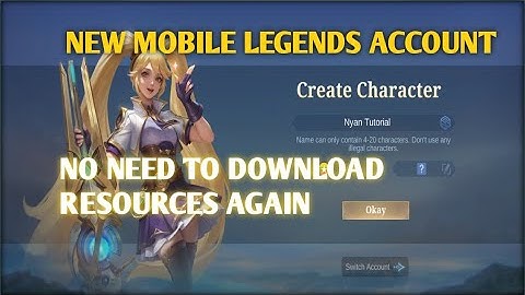 Create New ML Account WITHOUT Re-Downloading Everything! 😱 | Mobile Legends account အသစ်ဖွင့်နည်း