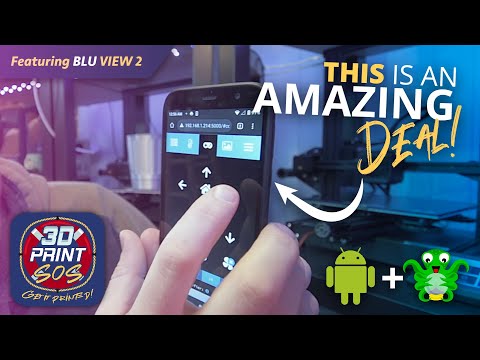 Octoprint on a  Android Phone with HD Camera for Timelapse!