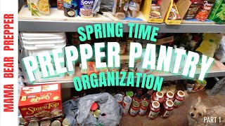 SPRING CLEANING the PREPPER PANTRY | organizing and decluttering