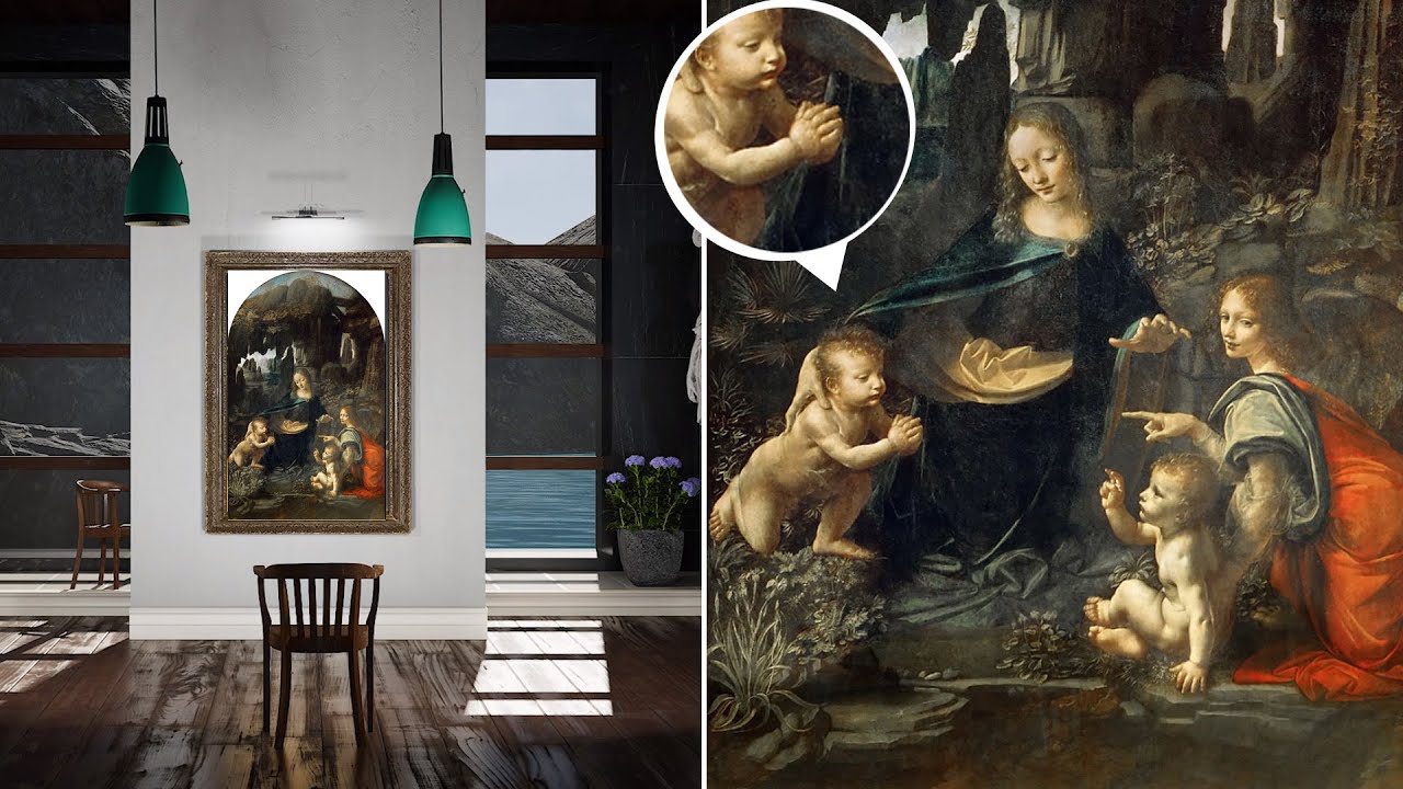 Virgin Try Rocks Virgin of the Rocks 4K, 1483–1493 Leonardo da Vinci Louvre Museum - YouTube