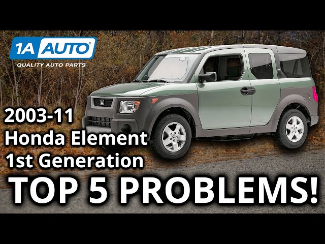 Top 5 Problems Honda Element SUV 1st Generation 2003-2011 