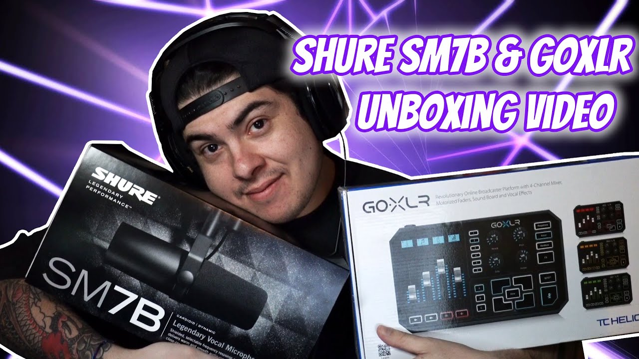Shure Sm7b Goxlr Unboxing Video My New Mic Setup Youtube Shure Sm7b Goxlr Unboxing Video My New Mic Setup Youtube