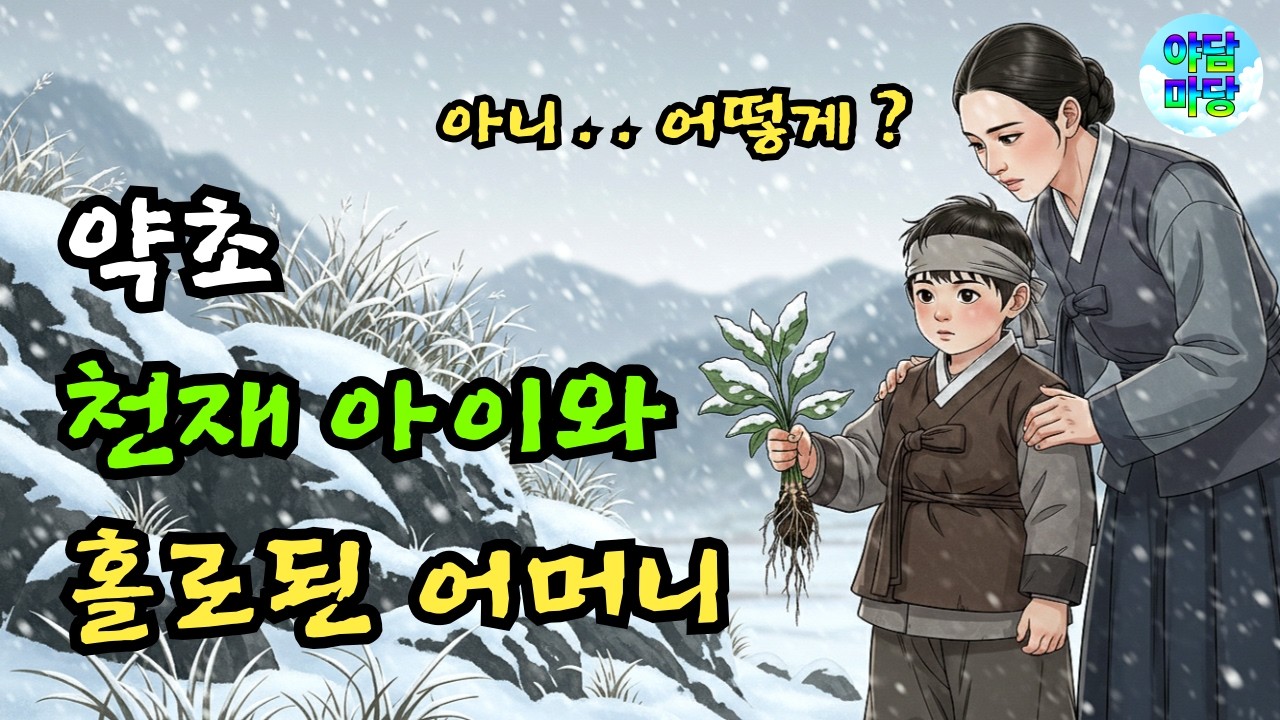 약초를 찾던 아이와 홀로 된 어머니의 이야기