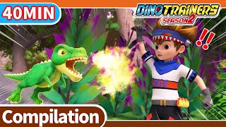 Dino Trainers S2 Compilation [29-32] | Dinosaurs for Kids | Trex | Cartoon | Toys | Robot | Jurassic