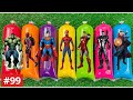 Avengers Superhero Marvel's CHALLENGE #99 : Spiderman,Ironman,Deadpool, Superman,Black Ironman, Hulk